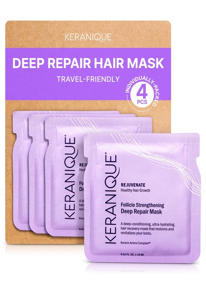 Keranique Hair Mask - Deep Repair and Intense Hydration for Damaged, Dry, Fine Hair with Keratin Protein - Image 1
